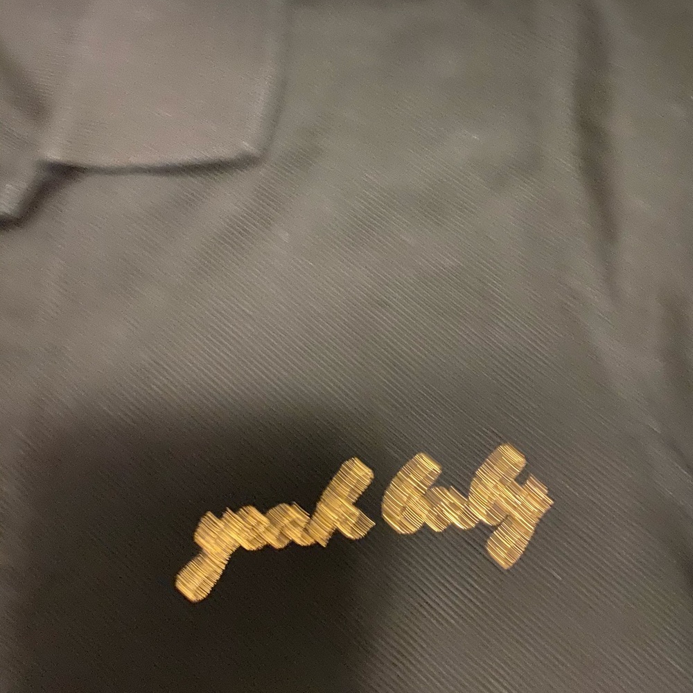 yves saint laurent paris yeah baby polo shirt blac - Picture 4 of 4